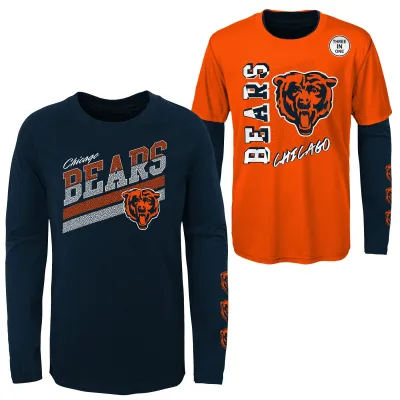 Dětské tričko Chicago Bears NFL Football 3-in-1 Combo Shirt Set (YOUTH) Velikost: Dětské XL (170 – 176)