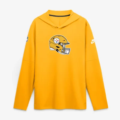 Pánské tričko Pittsburgh Steelers NFL Sideline Alternate Lightweight Long Sleeve Hooded Velikost: S