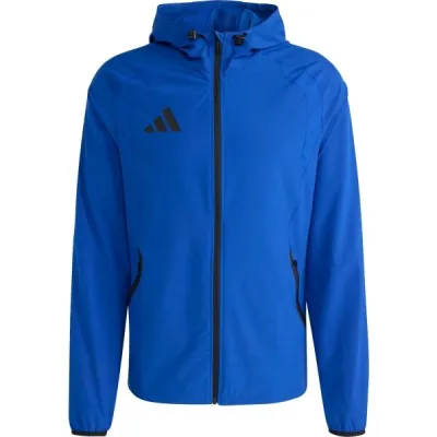 adidas TIRO TRAVEL WINDBREAKER Pánská větrovka, modrá, velikost S