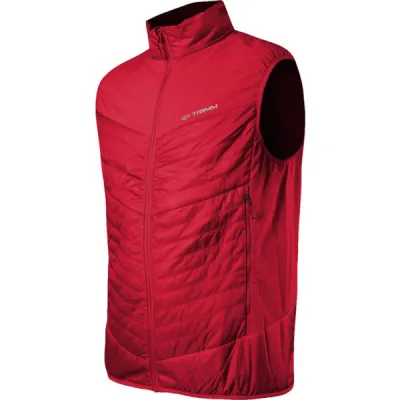 TRIMM ZEN VEST Pánská celoroční vesta, červená, velikost M