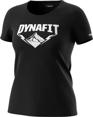 Triko Dynafit Graphic Cotton W S/S Tee black out/hardcore 2026 Barva: černá, Velikost: XS
