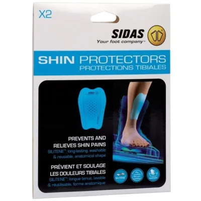 Sidas SHIN PROTECTORS Ochrana holeně, bílá, velikost UNI